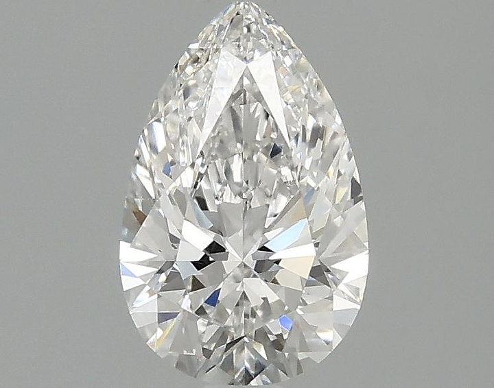 0.98 Carat Pear Shaped Ideal Cut VVS2 IGI Certified Lab Grown Diamond