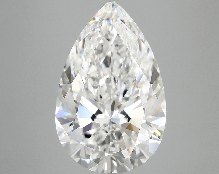 7.02 Carat Pear Shaped Ideal Cut VVS2 IGI Certified Lab Grown Diamond