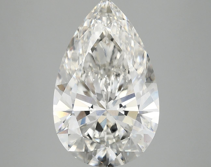 5.09 Carat Pear Shaped Ideal Cut VS1 IGI Certified Lab Grown Diamond