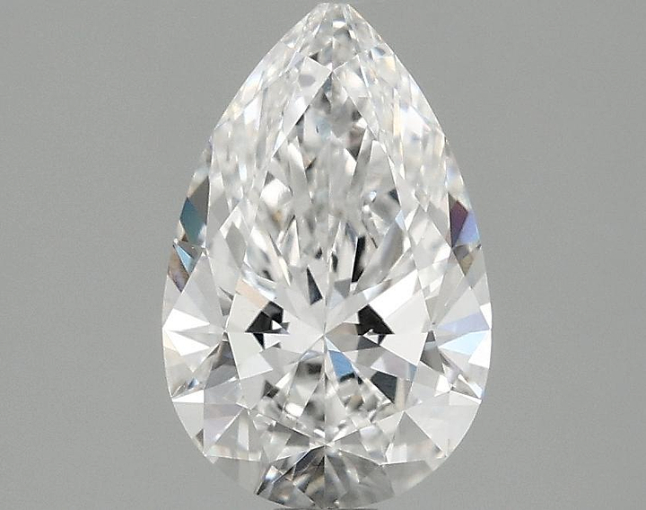 1.38 Carat Pear Shaped Ideal Cut VS1 IGI Certified Lab Grown Diamond