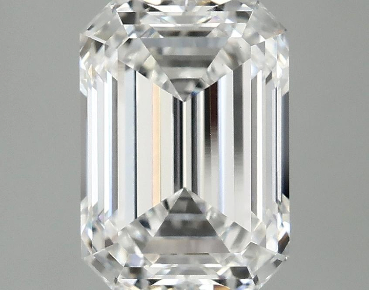 3.1 Carat Emerald Shaped Excellent Cut VVS2 IGI Certified Lab Grown Diamond