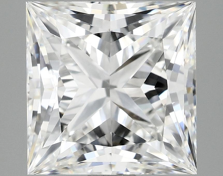 2.51 Carat Princess Shaped Ideal Cut VVS2 IGI Certified Lab Grown Diamond