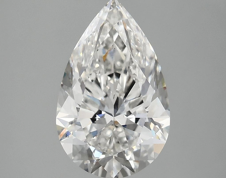 2.58 Carat Pear Shaped Ideal Cut VS1 IGI Certified Lab Grown Diamond