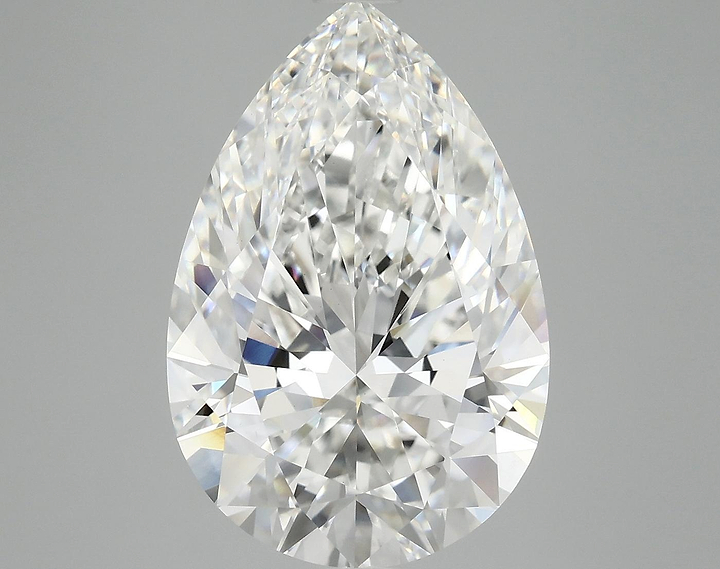 6.36 Carat Pear Shaped Excellent Cut VVS2 IGI Certified Lab Grown Diamond
