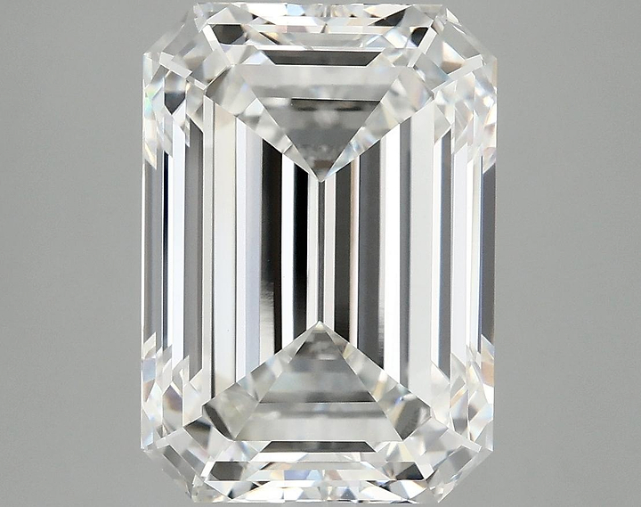 7.24 Carat Emerald Shaped Ideal Cut VVS2 IGI Certified Lab Grown Diamond