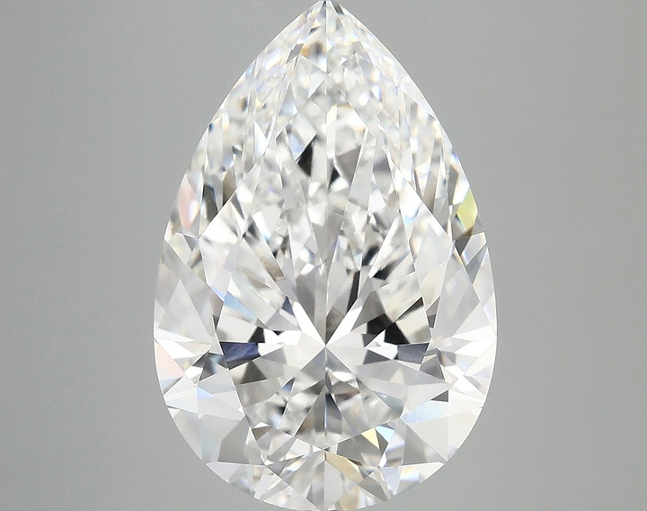 7.77 Carat Pear Shaped Excellent Cut VVS2 IGI Certified Lab Grown Diamond