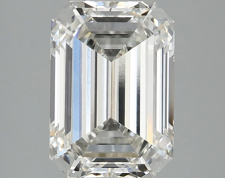 2.99 Carat Emerald Shaped Ideal Cut VVS2 IGI Certified Lab Grown Diamond