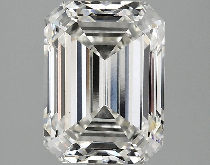 3.01 Carat Emerald Shaped Excellent Cut VS1 IGI Certified Lab Grown Diamond