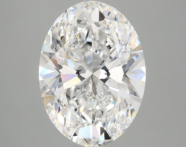 3.98 Carat Oval Shaped Ideal Cut VVS2 IGI Certified Lab Grown Diamond