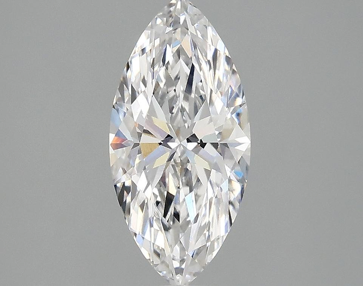 1.34 Carat Marquise Shaped Excellent Cut VVS2 IGI Certified Lab Grown Diamond