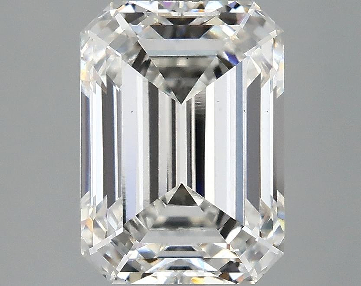 3.1 Carat Emerald Shaped Excellent Cut VS1 IGI Certified Lab Grown Diamond