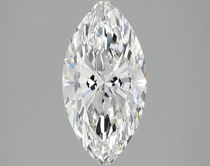 1.56 Carat Marquise Shaped Ideal Cut VVS2 IGI Certified Lab Grown Diamond