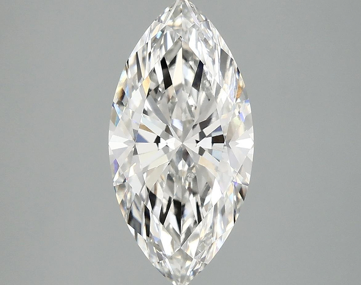 2.51 Carat Marquise Shaped Ideal Cut VVS2 IGI Certified Lab Grown Diamond