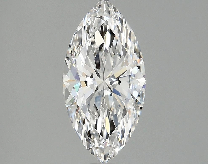 1.51 Carat Marquise Shaped Ideal Cut VVS2 IGI Certified Lab Grown Diamond