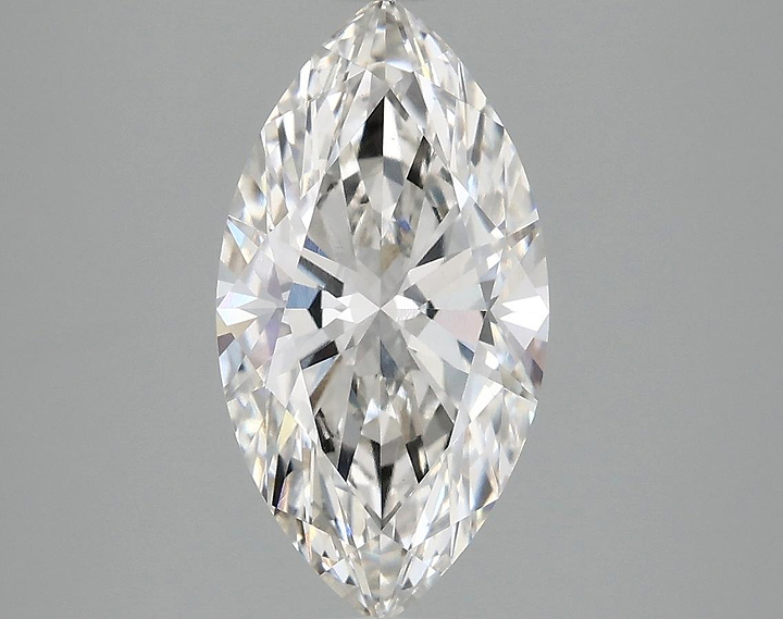 2.53 Carat Marquise Shaped Excellent Cut VS1 IGI Certified Lab Grown Diamond