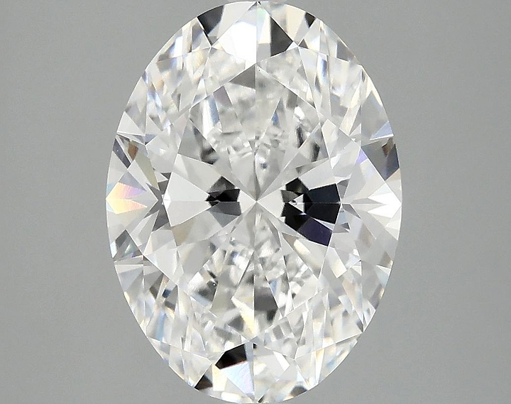 3.88 Carat Oval Shaped Excellent Cut VVS2 IGI Certified Lab Grown Diamond