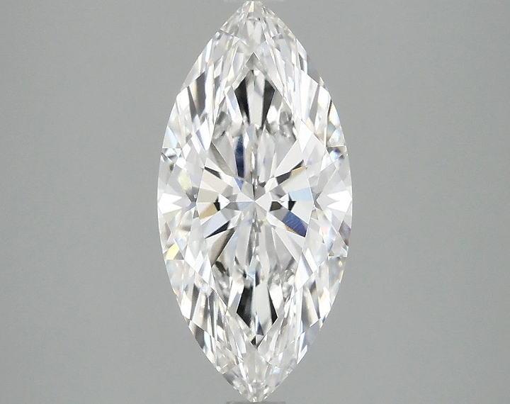 2.1 Carat Marquise Shaped Excellent Cut VVS2 IGI Certified Lab Grown Diamond