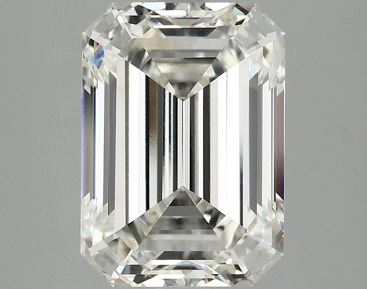 3.49 Carat Emerald Shaped Ideal Cut VS1 IGI Certified Lab Grown Diamond