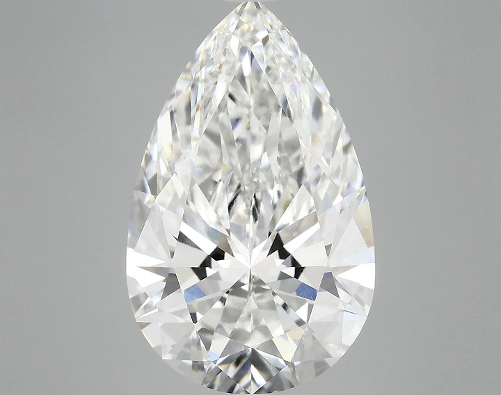 6.8 Carat Pear Shaped Ideal Cut VVS2 IGI Certified Lab Grown Diamond