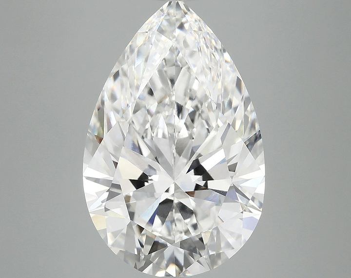 7.13 Carat Pear Shaped Excellent Cut VVS2 IGI Certified Lab Grown Diamond