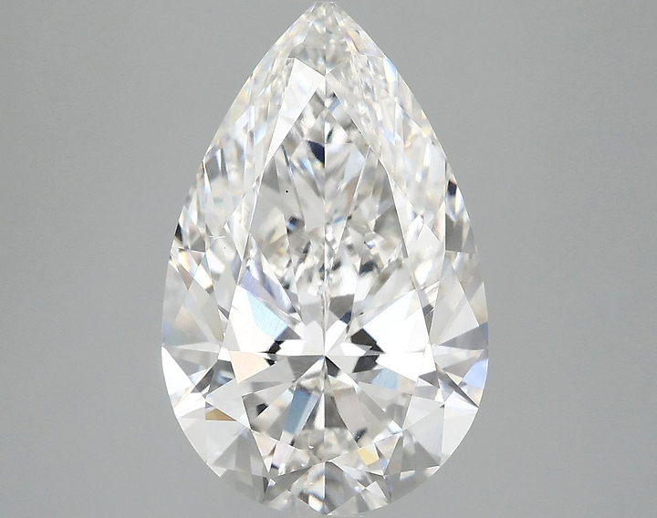 3.92 Carat Pear Shaped Ideal Cut VS1 IGI Certified Lab Grown Diamond