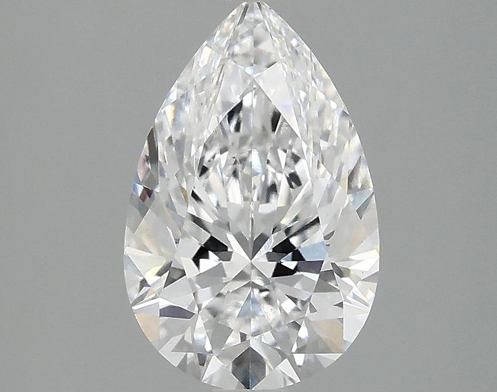 1.58 Carat Pear Shaped Ideal Cut VVS2 IGI Certified Lab Grown Diamond