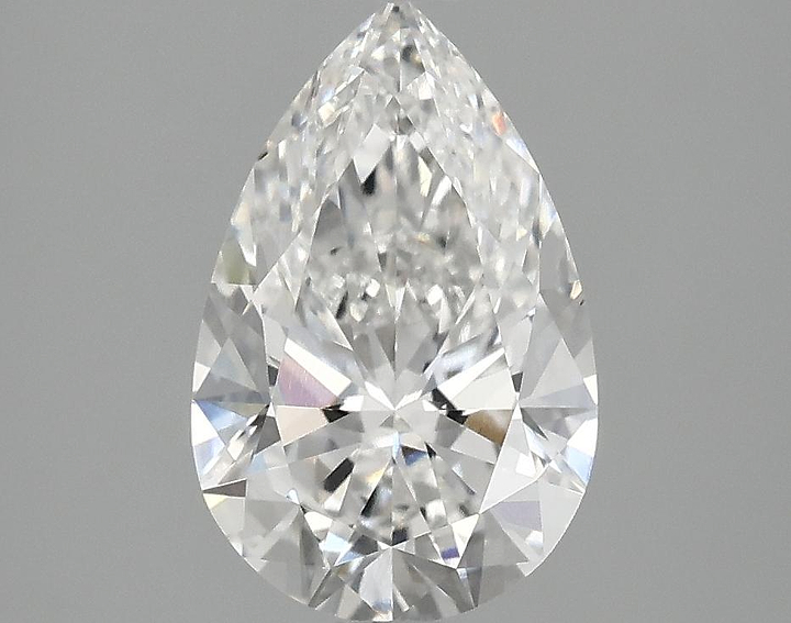 2.07 Carat Pear Shaped Ideal Cut VVS2 IGI Certified Lab Grown Diamond