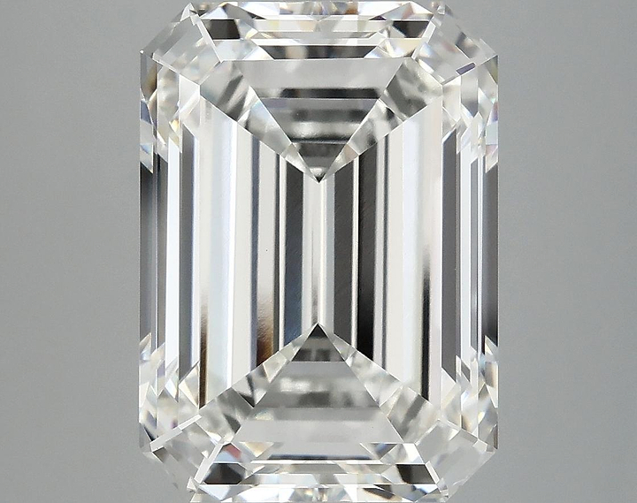 7.07 Carat Emerald Shaped Ideal Cut VVS2 IGI Certified Lab Grown Diamond