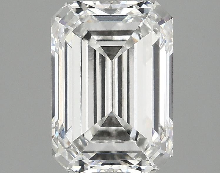 2.1 Carat Emerald Shaped Ideal Cut VS2 IGI Certified Lab Grown Diamond