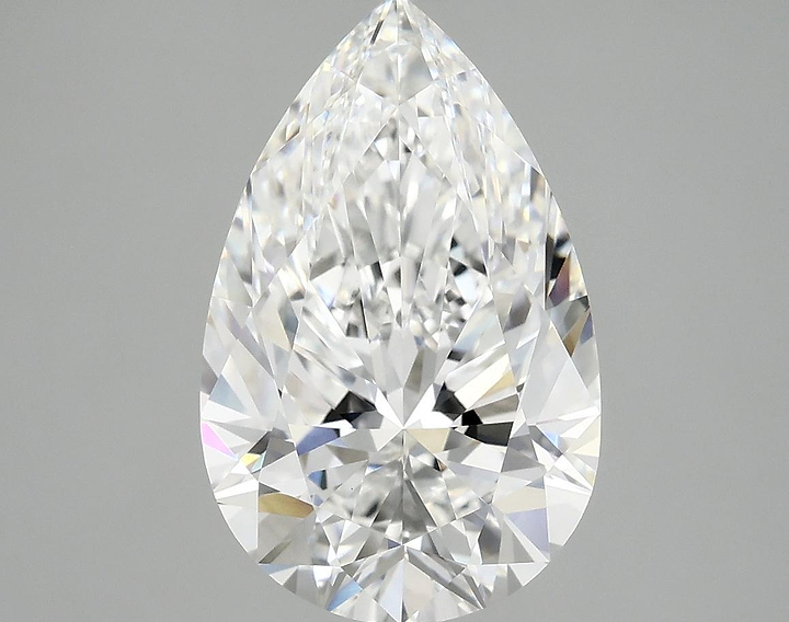 4.02 Carat Pear Shaped Ideal Cut VVS2 IGI Certified Lab Grown Diamond