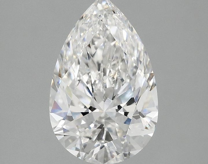 2.04 Carat Pear Shaped Ideal Cut VVS2 IGI Certified Lab Grown Diamond
