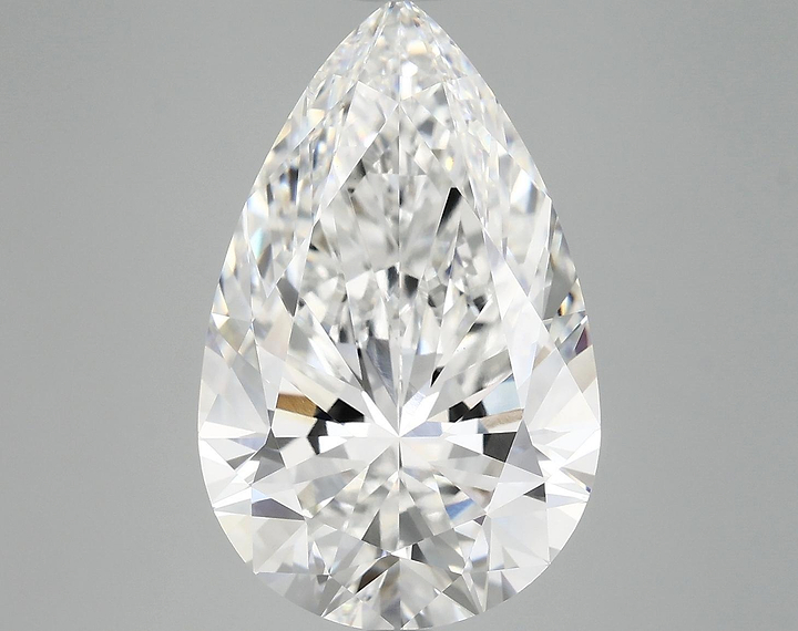 7.13 Carat Pear Shaped Ideal Cut VVS2 IGI Certified Lab Grown Diamond