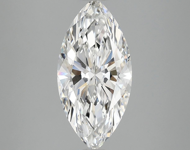 2.52 Carat Marquise Shaped Excellent Cut VS1 IGI Certified Lab Grown Diamond