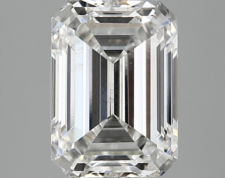 3.09 Carat Emerald Shaped Excellent Cut VS2 IGI Certified Lab Grown Diamond