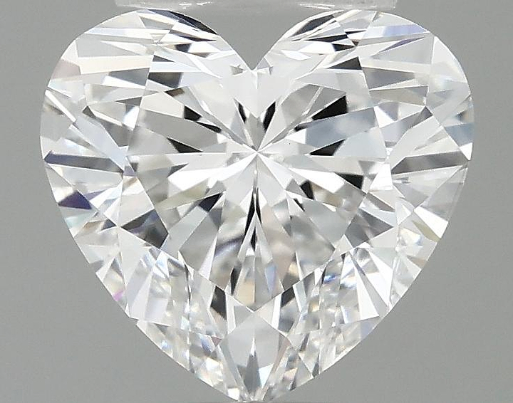 1.08 Carat Heart Shaped Ideal Cut VVS2 IGI Certified Lab Grown Diamond