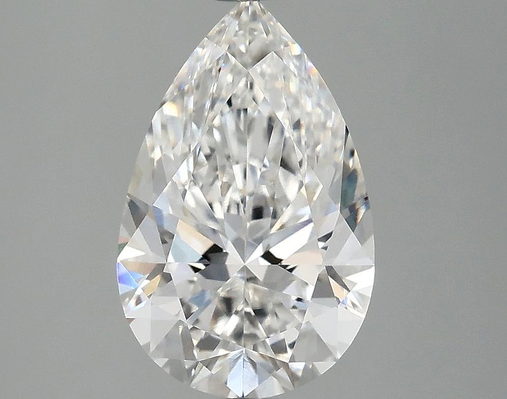 2.54 Carat Pear Shaped Ideal Cut VVS2 IGI Certified Lab Grown Diamond