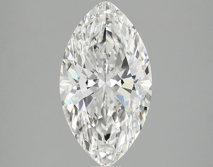2.55 Carat Marquise Shaped Excellent Cut VS1 IGI Certified Lab Grown Diamond