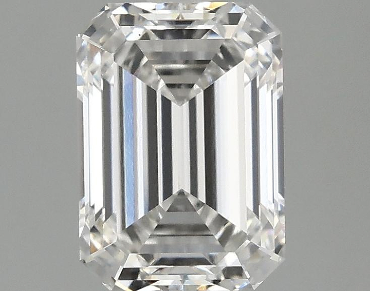 2.1 Carat Emerald Shaped Ideal Cut VS1 IGI Certified Lab Grown Diamond