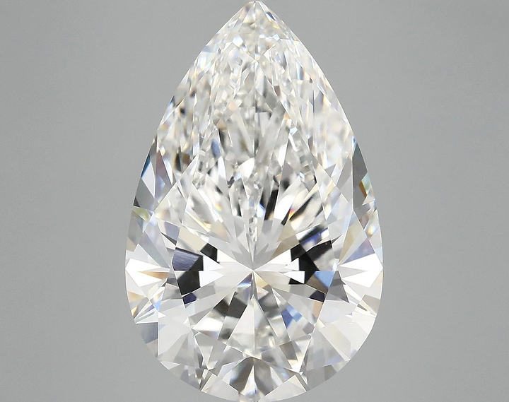 7.11 Carat Pear Shaped Ideal Cut VVS2 IGI Certified Lab Grown Diamond