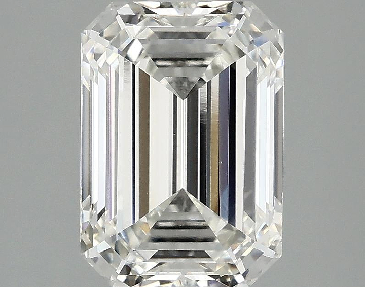 2.54 Carat Emerald Shaped Ideal Cut VVS2 IGI Certified Lab Grown Diamond