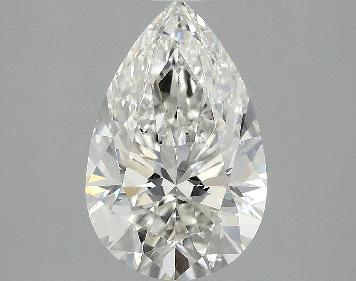 2.02 Carat Pear Shaped Ideal Cut VVS2 IGI Certified Lab Grown Diamond