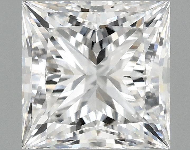 1.59 Carat Princess Shaped Ideal Cut VVS2 IGI Certified Lab Grown Diamond