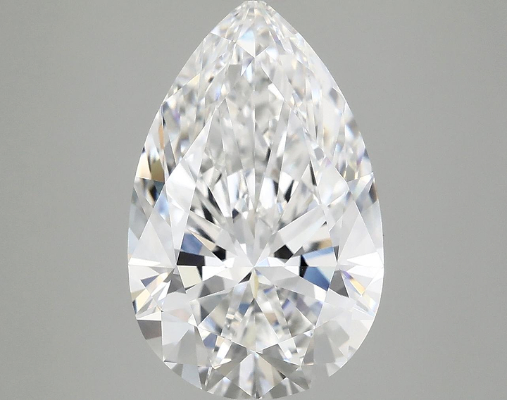 4.88 Carat Pear Shaped Ideal Cut VVS2 IGI Certified Lab Grown Diamond