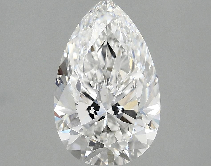 2.05 Carat Pear Shaped Ideal Cut VS1 IGI Certified Lab Grown Diamond