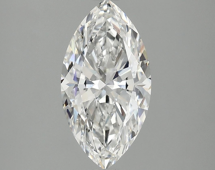 2.02 Carat Marquise Shaped Excellent Cut VVS2 IGI Certified Lab Grown Diamond