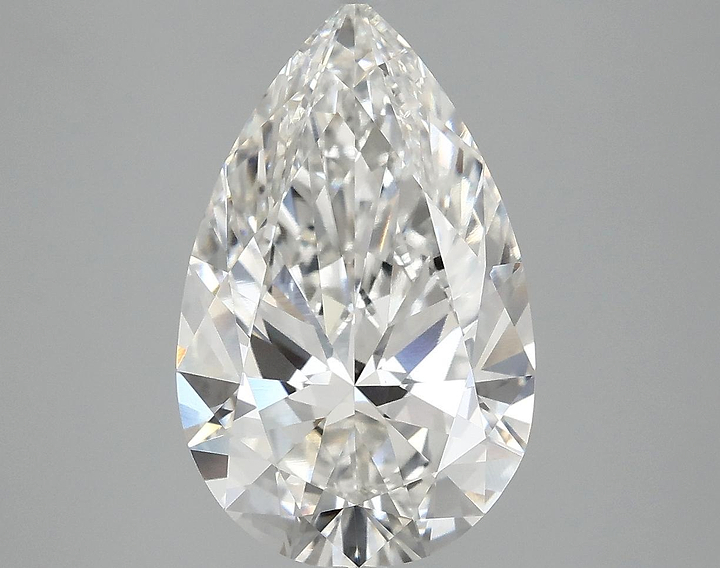 3.94 Carat Pear Shaped Ideal Cut VS1 IGI Certified Lab Grown Diamond