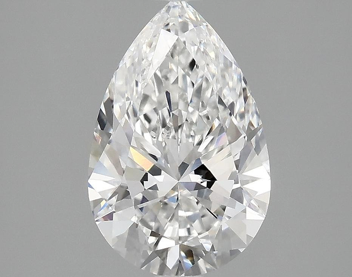 2.06 Carat Pear Shaped Excellent Cut VVS2 IGI Certified Lab Grown Diamond