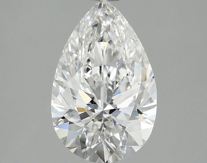 2.04 Carat Pear Shaped Ideal Cut VVS2 IGI Certified Lab Grown Diamond