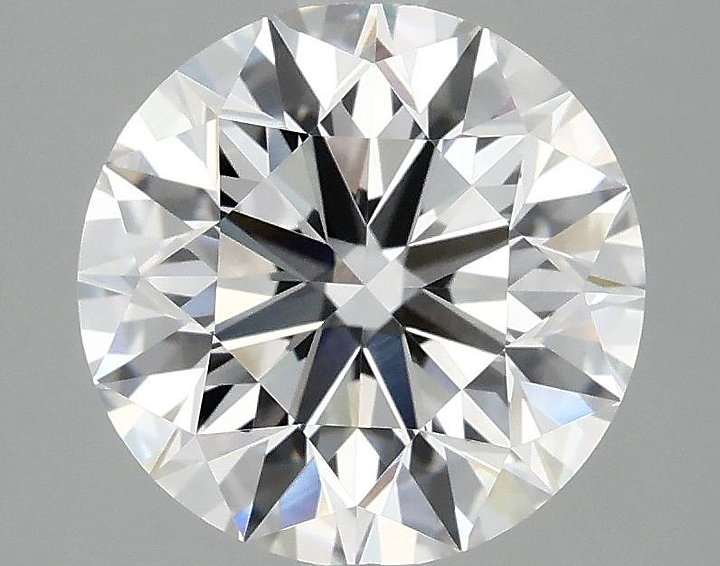 3.07 Carat Round Shaped Excellent Cut VVS2 IGI Certified Lab Grown Diamond
