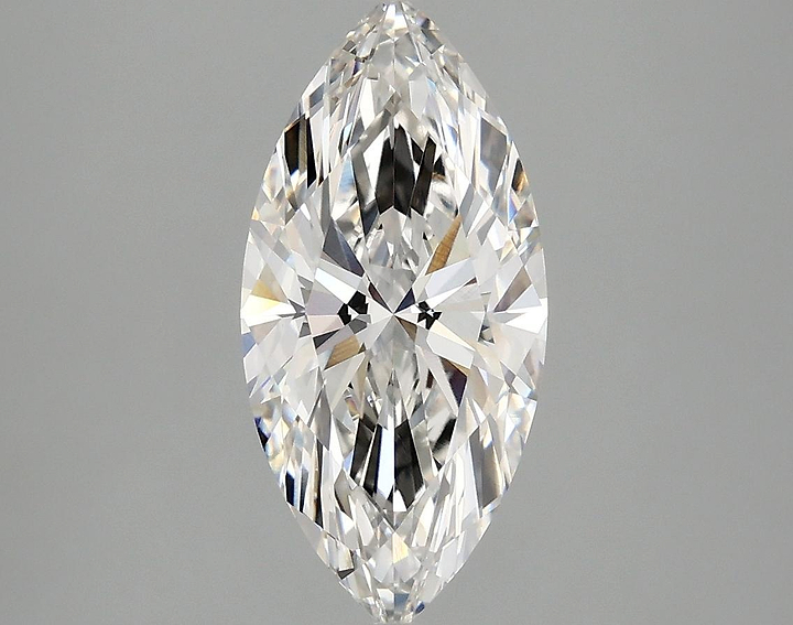 2.08 Carat Marquise Shaped Excellent Cut VVS2 IGI Certified Lab Grown Diamond